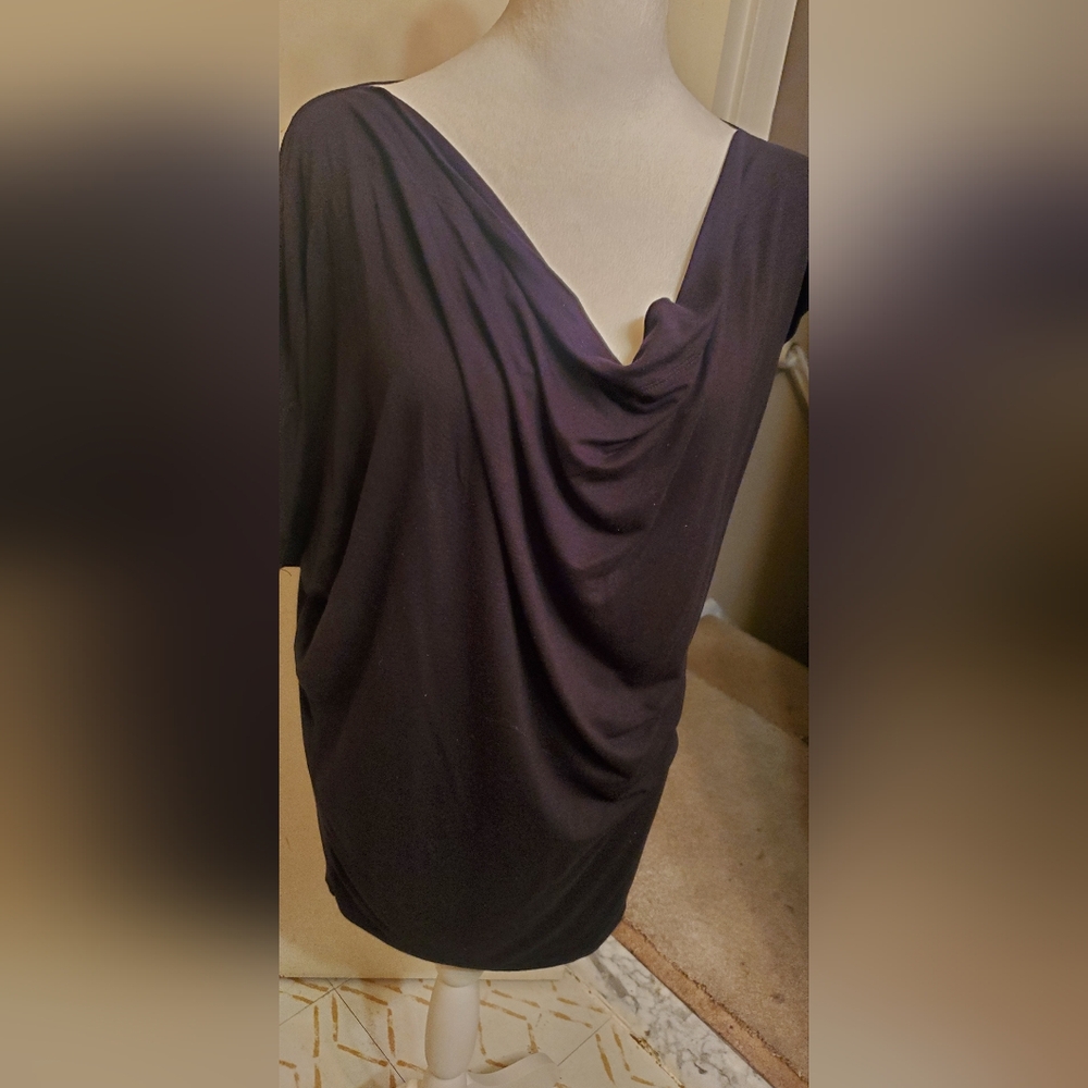 CAbi style 953 Drama Tee, sz Med Black